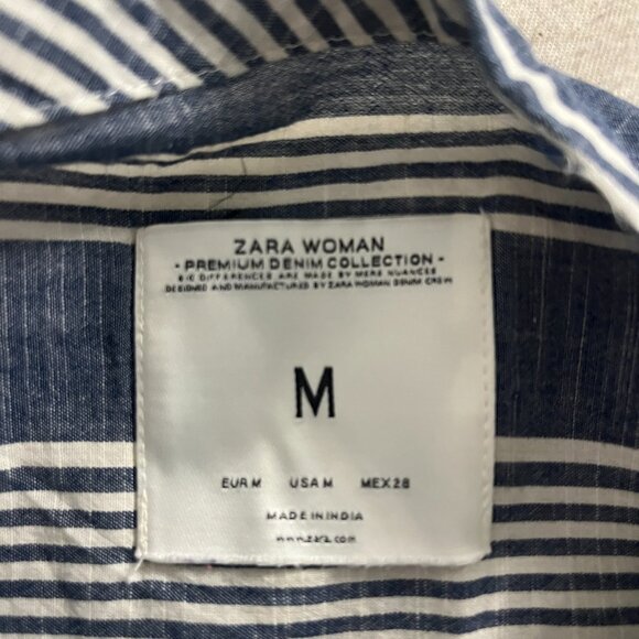 Zara Woman cotton blouse/tee - Picture 2 of 4